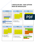 Calendario 2024 Dias Letivos