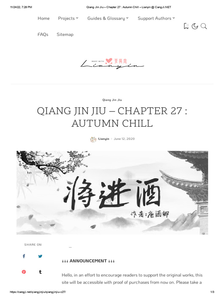 Chapter 27 - Autumn Chill | PDF | Copyright Law