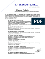 03 Plan de Trabajo Mantenimiento Correctivo de Torres de Comunicaciones