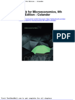 Full Test Bank For Microeconomics 9Th Edition Colander PDF Docx Full Chapter Chapter