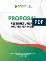 Proposal Restrukturisasi Proyek REP-MEQR Maret 2023