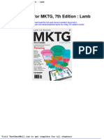 Full Test Bank For MKTG 7Th Edition Lamb PDF Docx Full Chapter Chapter