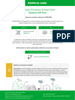 Simulação de Energia Solar Intelbras