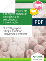 Curva de Crescimento e Consumo Alimentar em Suinos em Crescimento e Terminacao