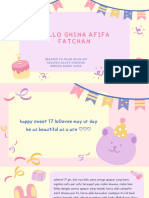 Pink Yellow Pastel Cute Playful Illustration Birthday Presentation - 20231210 - 043110 - 0000