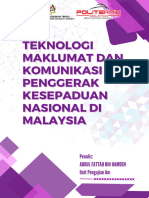 TEKNOLOGI MAKLUMAT DAN KOMUNIKASI TMK PENGGERAK KESEPADUAN NASIONAL DI MALAYSIA Compressed