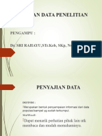 Penyajian Data Penelit