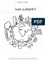 Desenhos Do Planeta Terra para Colorir Planeta Terra