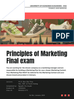 Principles of Marketing Final Exam: Finance and Banking