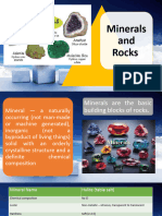 Minerals and Rocks