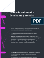 Herencia Autosómica Dominante y Recesiva