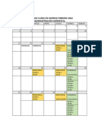 Horarios Ingreso Tecnicaturas 2024