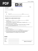 LIC Reassignment Form No. 3857 | PDF