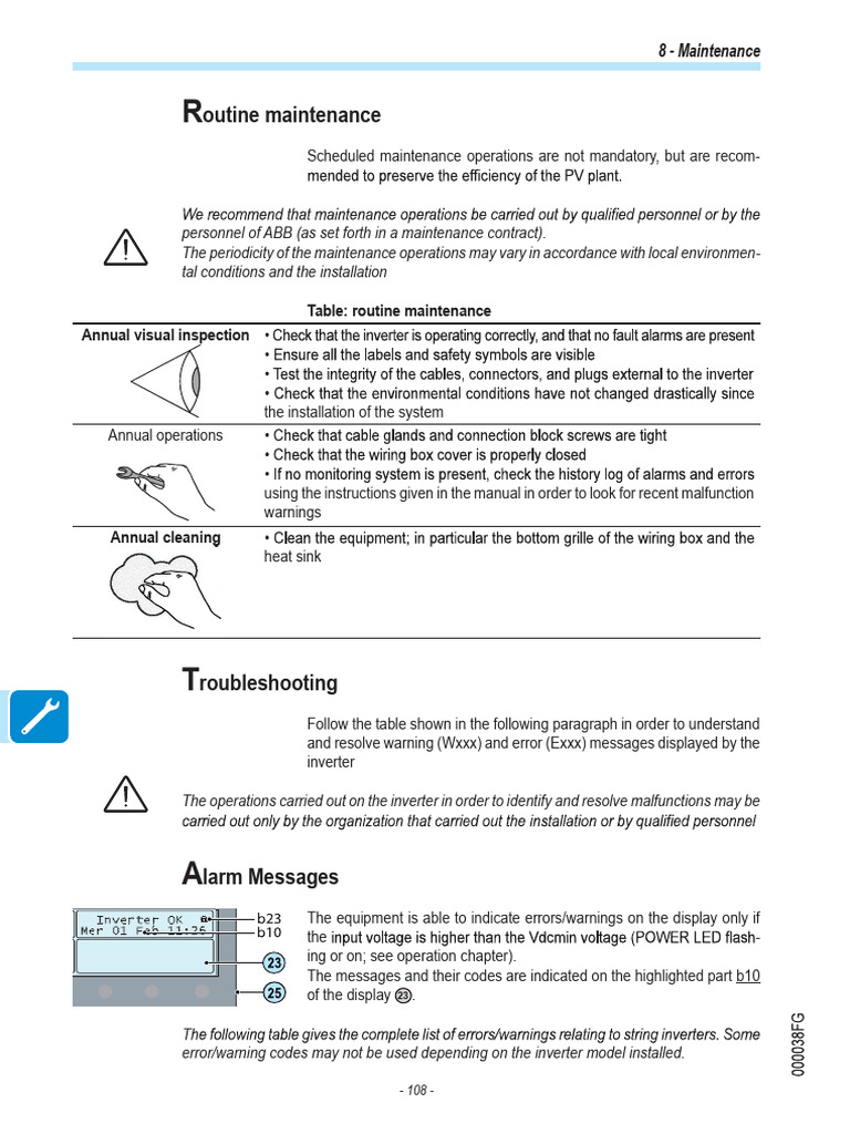 Inverter Error Codes and Troubleshooting Guide | PDF | Power Inverter ...