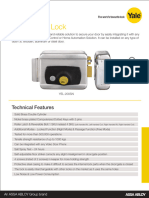 Yale Yel 200 SN Electric Rim Lock