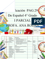 Planes de Español 4° Grado