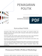 Perkuliahan 4 (Pemasaran Politik Dengan 4 P)