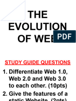 The Evolution of Web