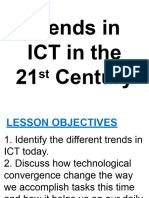 Trends in ICT in The 21st Century