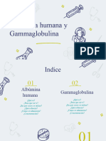 Albúmina Humana y Gammaglobulina