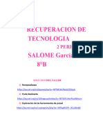 Recuperacion de Tecnologia 2 Periodo Salome Garcia