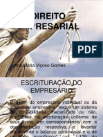 Slides Escrituração e Nome Empresarial