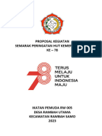 Proposal Kegiatan Hut Ri 78