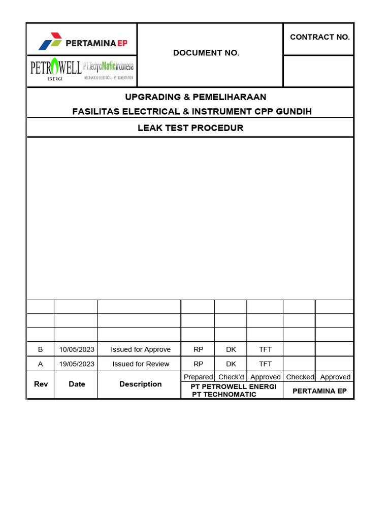 Dokumen Pak Rudi | PDF | Leak | Pipe (Fluid Conveyance)
