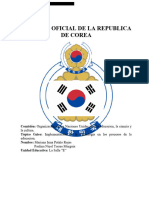 Posicion Oficial Corea Del Sur Corregida