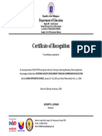 JAN 24 - 26 - Certificate of Recognition - School Memo 1 S. 2024-Format