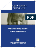 Cartilha Aprendendo a Prevenir