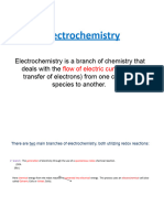 Electrochemistry