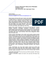 ANALISIS EKONOMI TERHADAP PEMILIHAN PRESIDEN REPUBLIK INDONESIA 2024 - Yuhkasun - Ringkasan - 044850