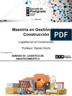 Logística en La Construcción Semana 04