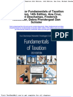 Test Bank For Fundamentals of Taxation 2021 Edition, 14th Edition, Ana Cruz, Michael Deschamps, Frederick Niswander, Debra Prendergast Dan Schisler