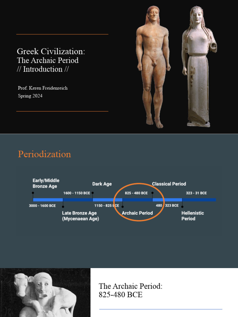 2.0 Archaic Period Intro | PDF | Greco Persian Wars | Classical Greece