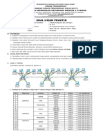 Ujian Praktik 4 - Inter VLAN - Router On A Stick