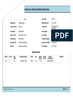 Outward Entry Report Test