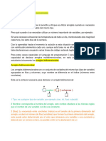 3 Arreglos (Arrays) Bidimensionales