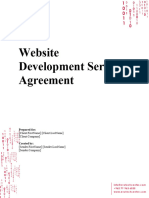 Website Development Service Agreement