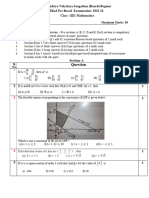 QP Maths Xii (3RD Pre-Board)