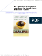 Full Test Bank For Operations Management Creating Value Along The Supply Chain 7Th Edition Russell PDF Docx Full Chapter Chapter