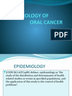 Epidemiology of Oral Cancer