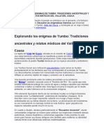 Explorando Los Enigmas de Yumbo Tradiciones Ancestrales y Relatos Misticos Del Valle Del Cauca