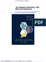 Full Test Bank For Organic Chemistry 12Th Edition by Solomons PDF Docx Full Chapter Chapter