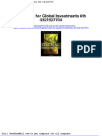 Download Full Test Bank For Global Investments 6Th 0321527704 pdf docx full chapter chapter