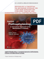 Applied Pathophysiology A Conceptual Approach To The Mechanisms of Disease 3rd Edition Braun TEST BA