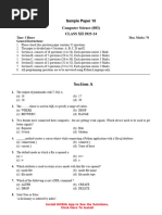 CS Sample Paper 10