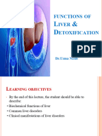 Metabolic Role of Liver and Its Detoxification