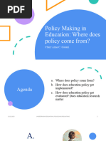 Policy Making in Education